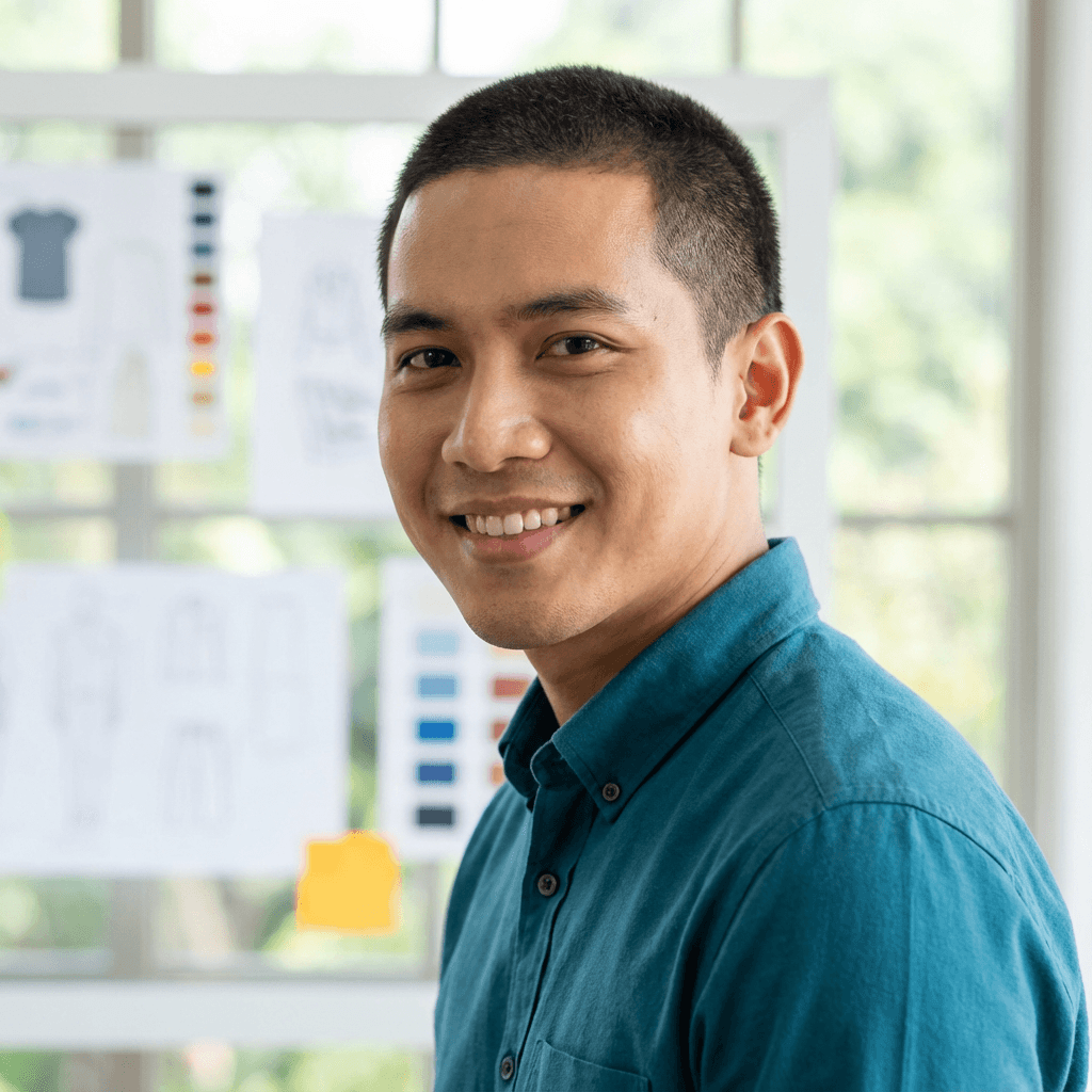 David Kim with his daily cup of IAMTEA