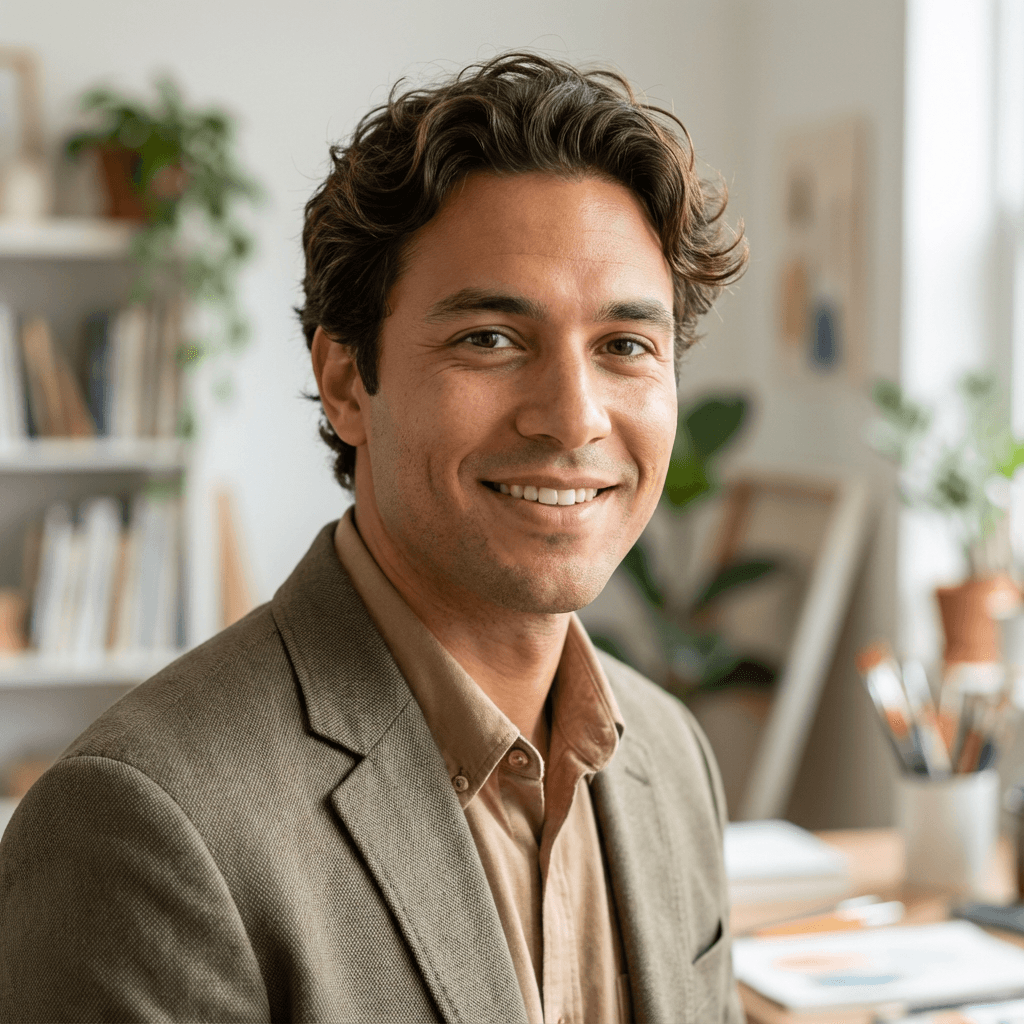 Marcus Johnson enjoying his morning IAMTEA ritual